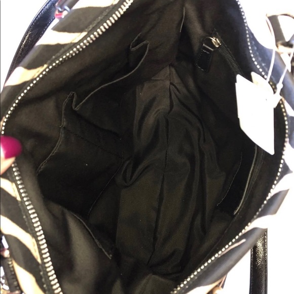 Zebra Print Coach Purse and Tech Bag Set - Picture 4 of 7